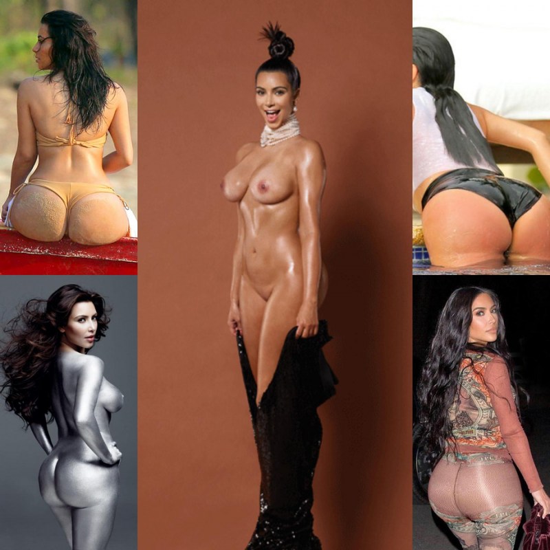Naked Kim Kardashian BDSM