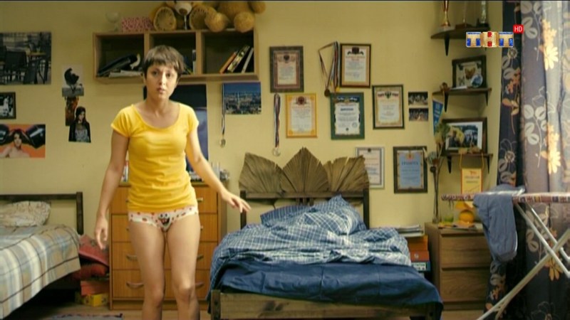 Yana Semakin from the university in underwear