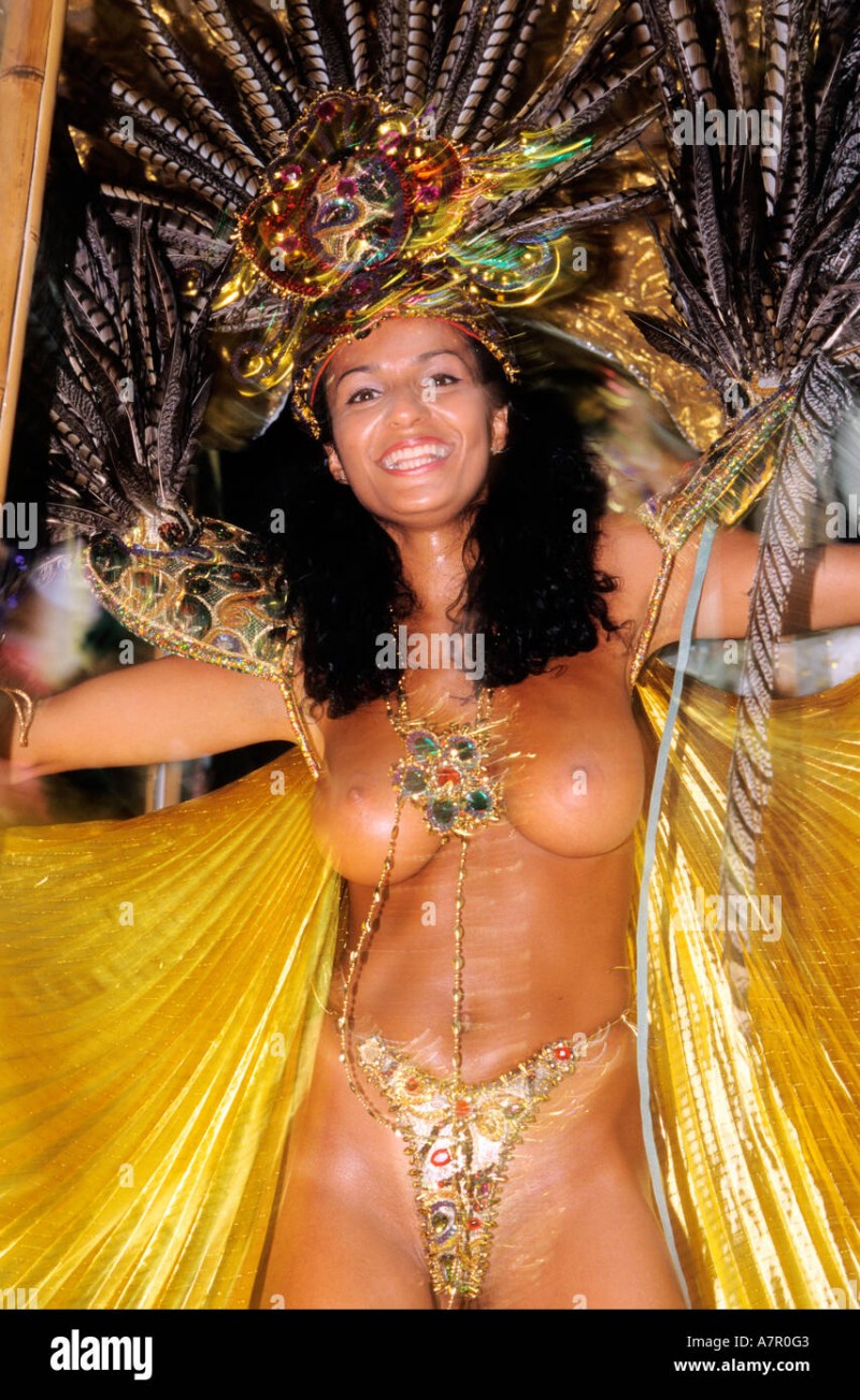 Brazilian carnival in Rio de Janeiro costumes