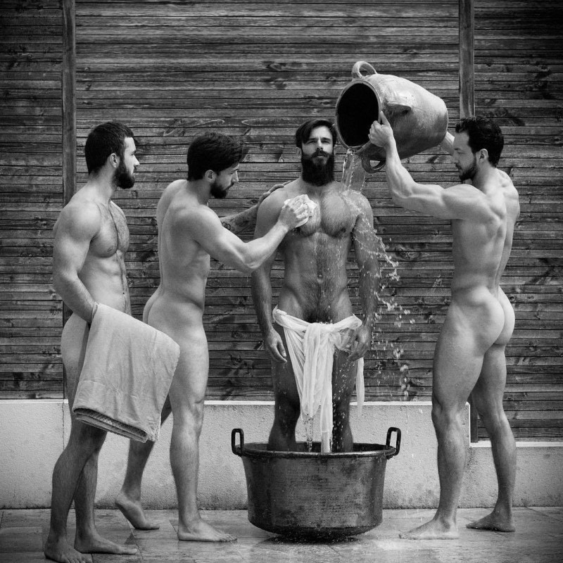 Erotic shower massage