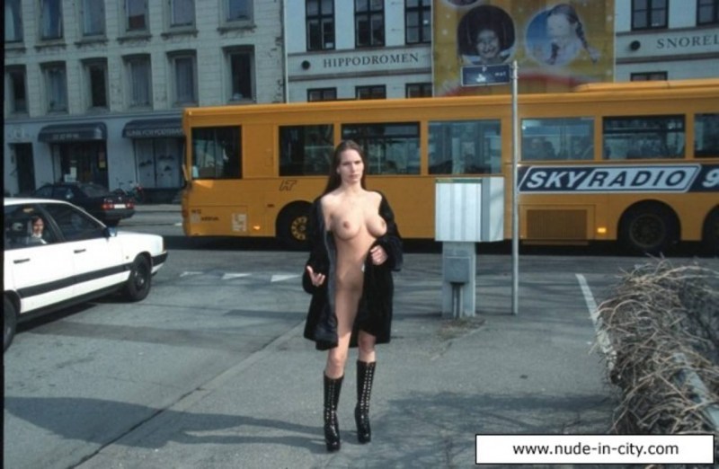 Naked Ukrainians in public