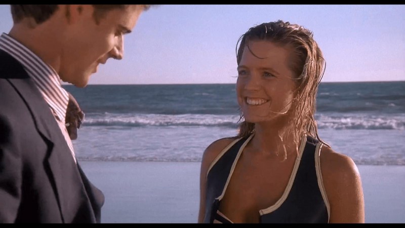 Harley Kozak in a swimsuit