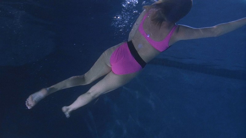 Harley Kozak in a swimsuit