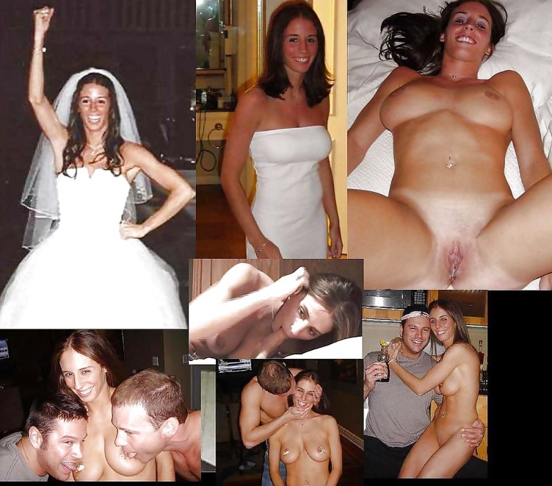 Naked brides after the wedding private