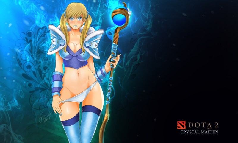 Crystal Maiden Dota 2 anime