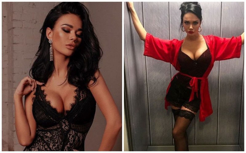 Mouni Roy in a swimsuit