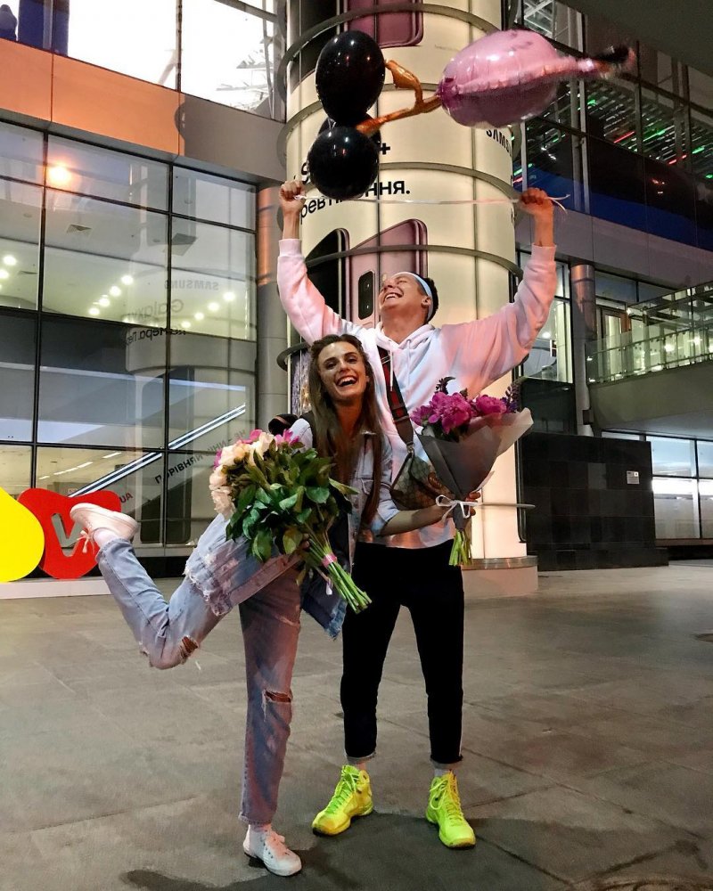 Vladlena Marchak and Alexander Davydov