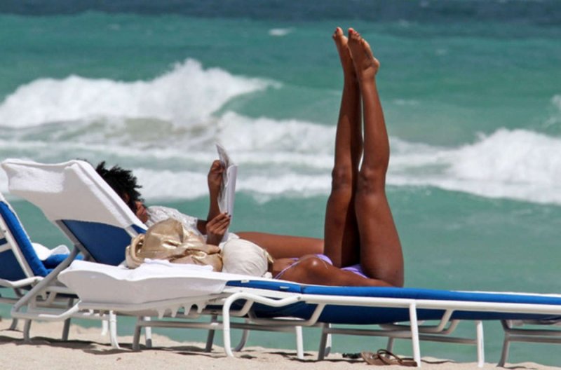 Kelly Rowland in a swimsuit