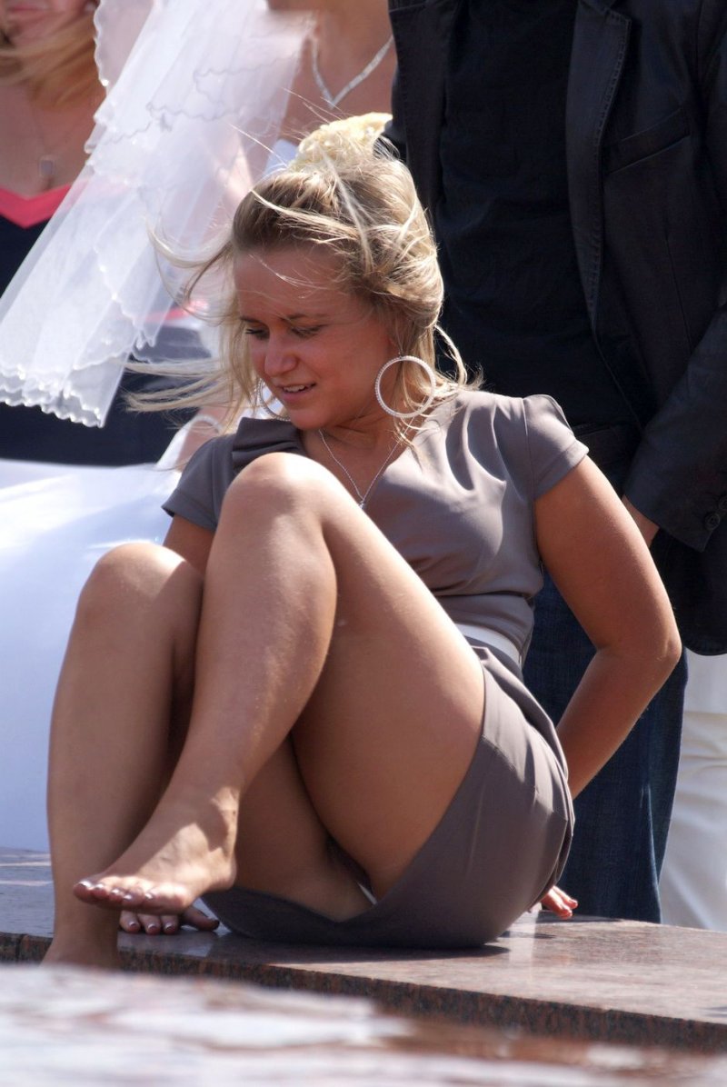 The girls lit their panties