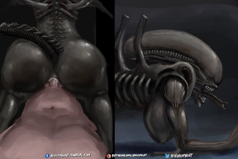 Xenomorph female Queen Rule 34