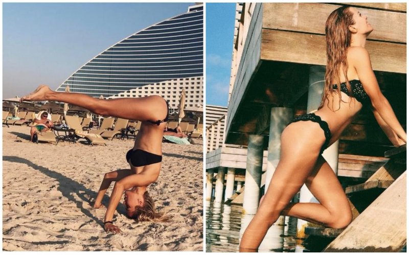 Victoria Bonya in a swimsuit 2020