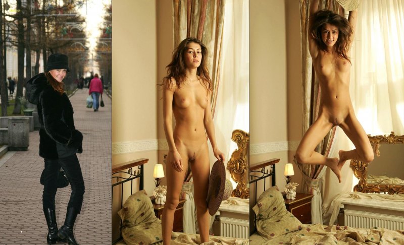 Different figures of naked women