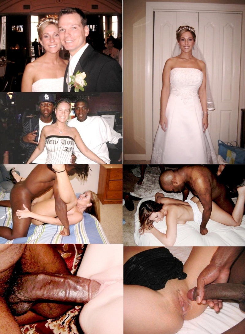 The bride changed with the black man