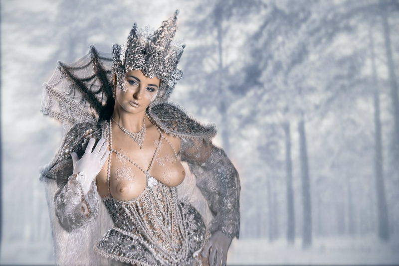 Photo shoot Snow Queen Nude