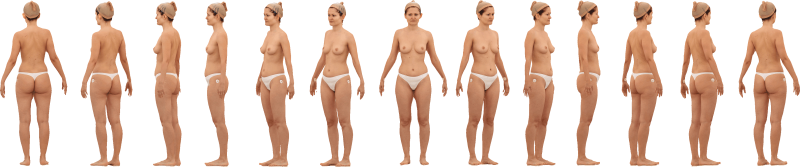 Naked women with audit