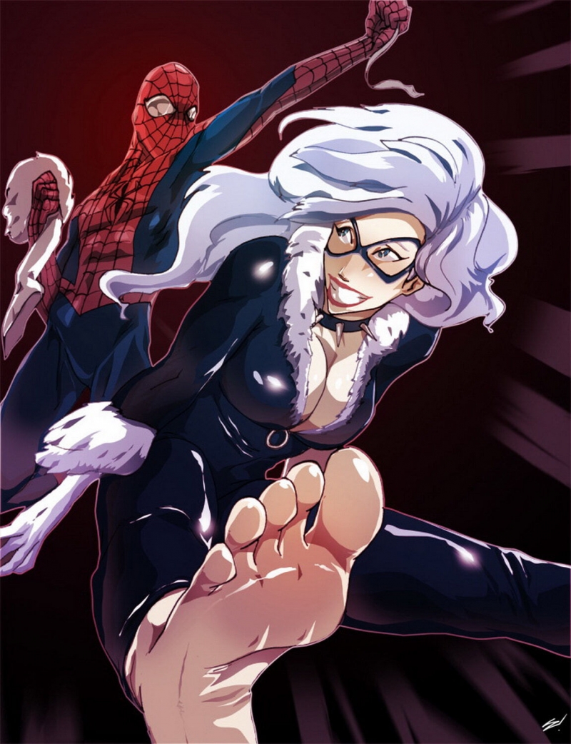 Man Spider and Felicia Hardi Hentai