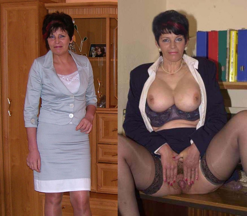 Mature in Pics: Mostly Mature Women BBW Dressed & Undressed II