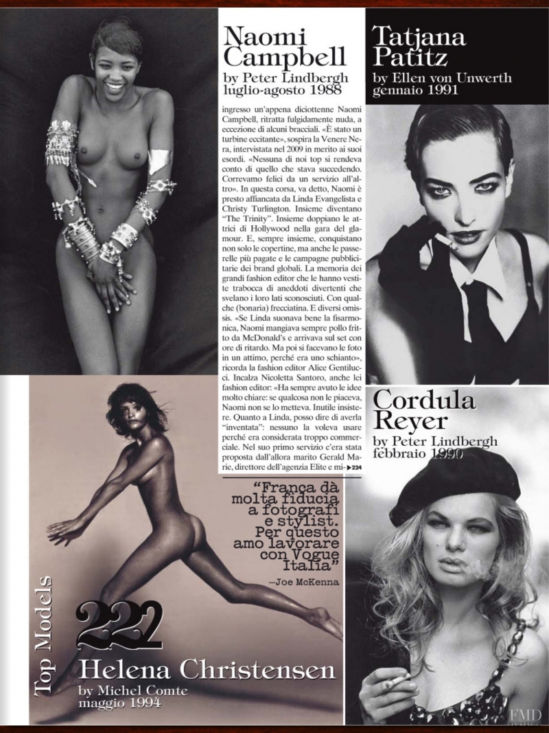 Linda Evandzelist is naked