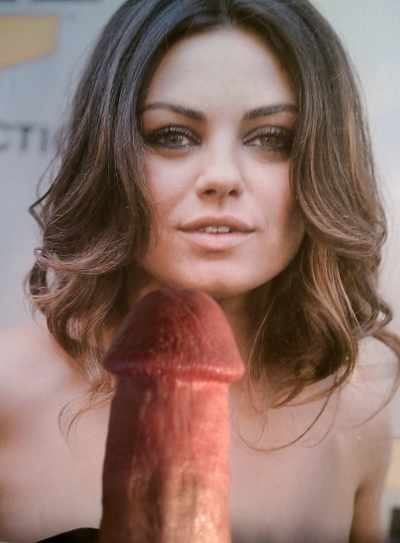 Mila Kunis Fake Cumshot
