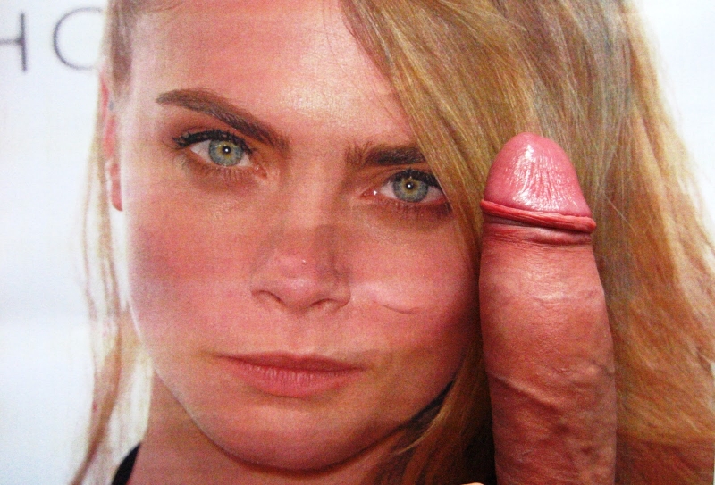 Cara Delevingne Fakecumshot