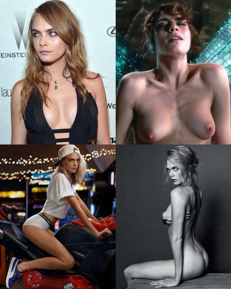 Cara Delevingne is naked