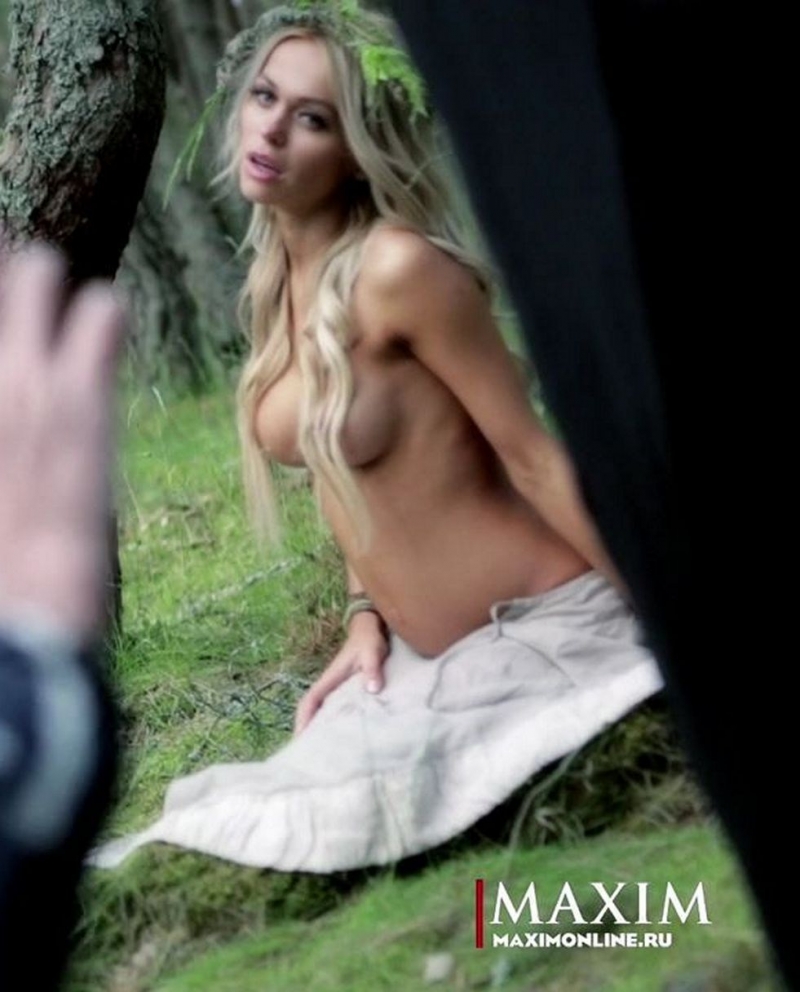 Naked Anna Khilkevich Maxim