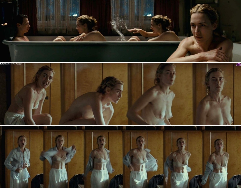 Naked Kate Winslet in the movie "Reader", 2008
